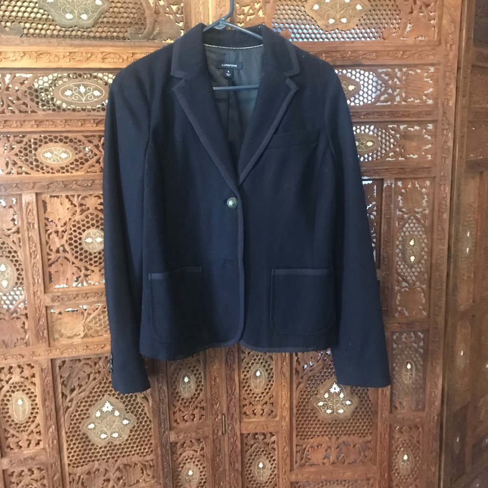 Warm Navy Blazer-Type Jacket